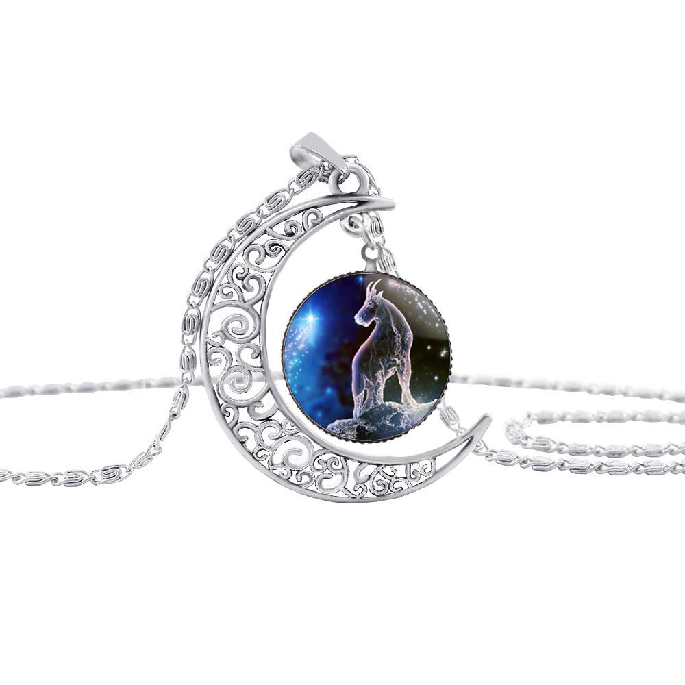 GR | Moon Zodiac Necklace