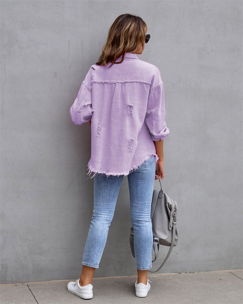 GR | Stylish denim jacket for women