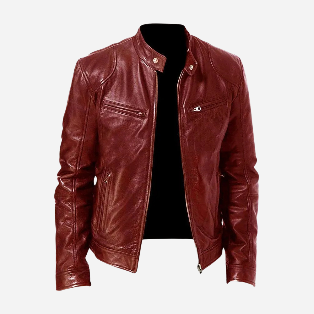 GR | Stylish Moto Leather Jacket