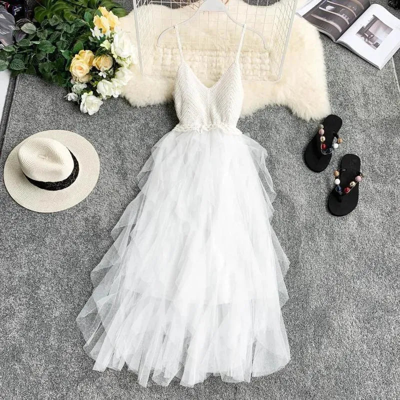 GR | Dress made of mesh loop