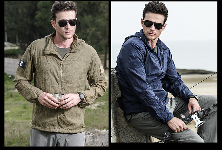 GR | Lightweight Waterproof Jacket with Zipper