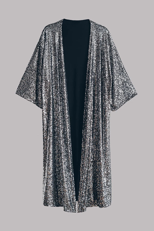 GR | Disco Glamour Sequin Bell Sleeve Kimono