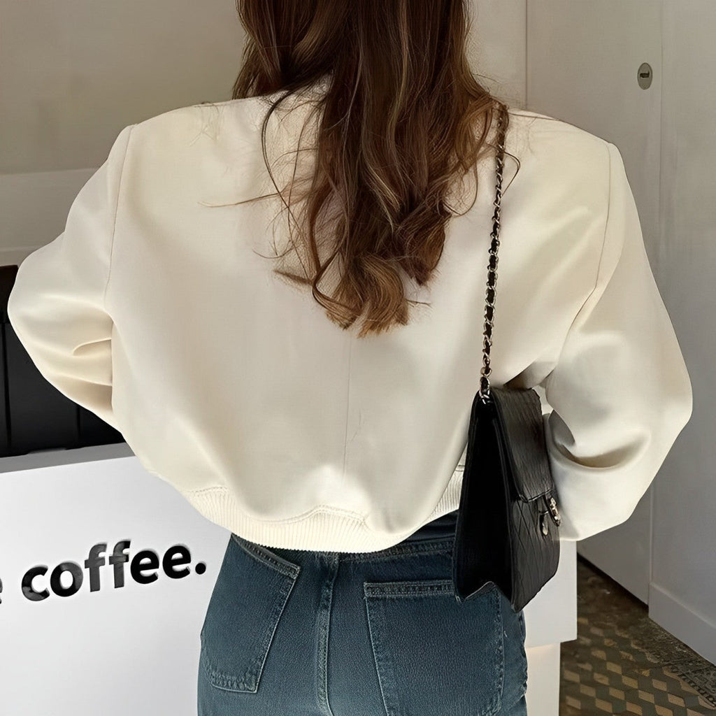 GR | Short leisure jacket with pockets