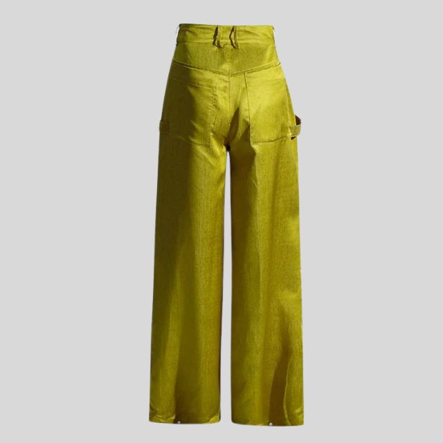 GR | Hochgeschnittene Cargohose mit Gürteldetail