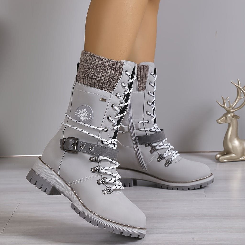 GR - Elegant knitted thermal boots
