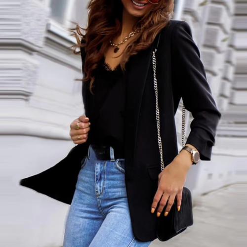 GR | Stylish women's blazers with single button closure, ideal for work