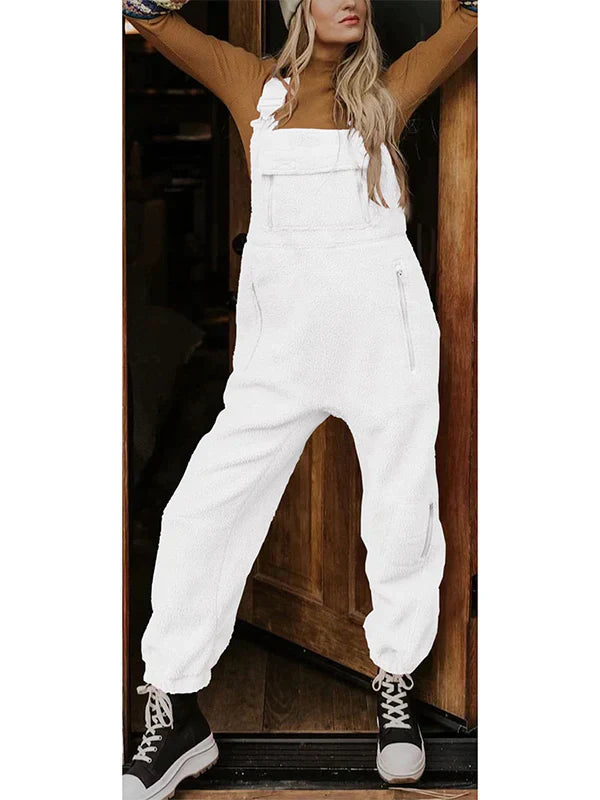 GR | Women's Fleece Thermal Overall with Zippered Pockets 