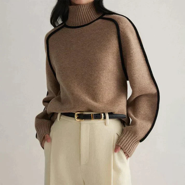 GR | Braun Rollkragenpullover