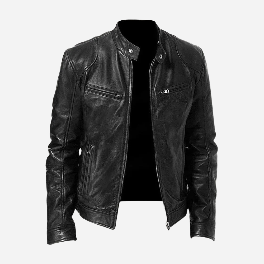 GR | Stylish Moto Leather Jacket