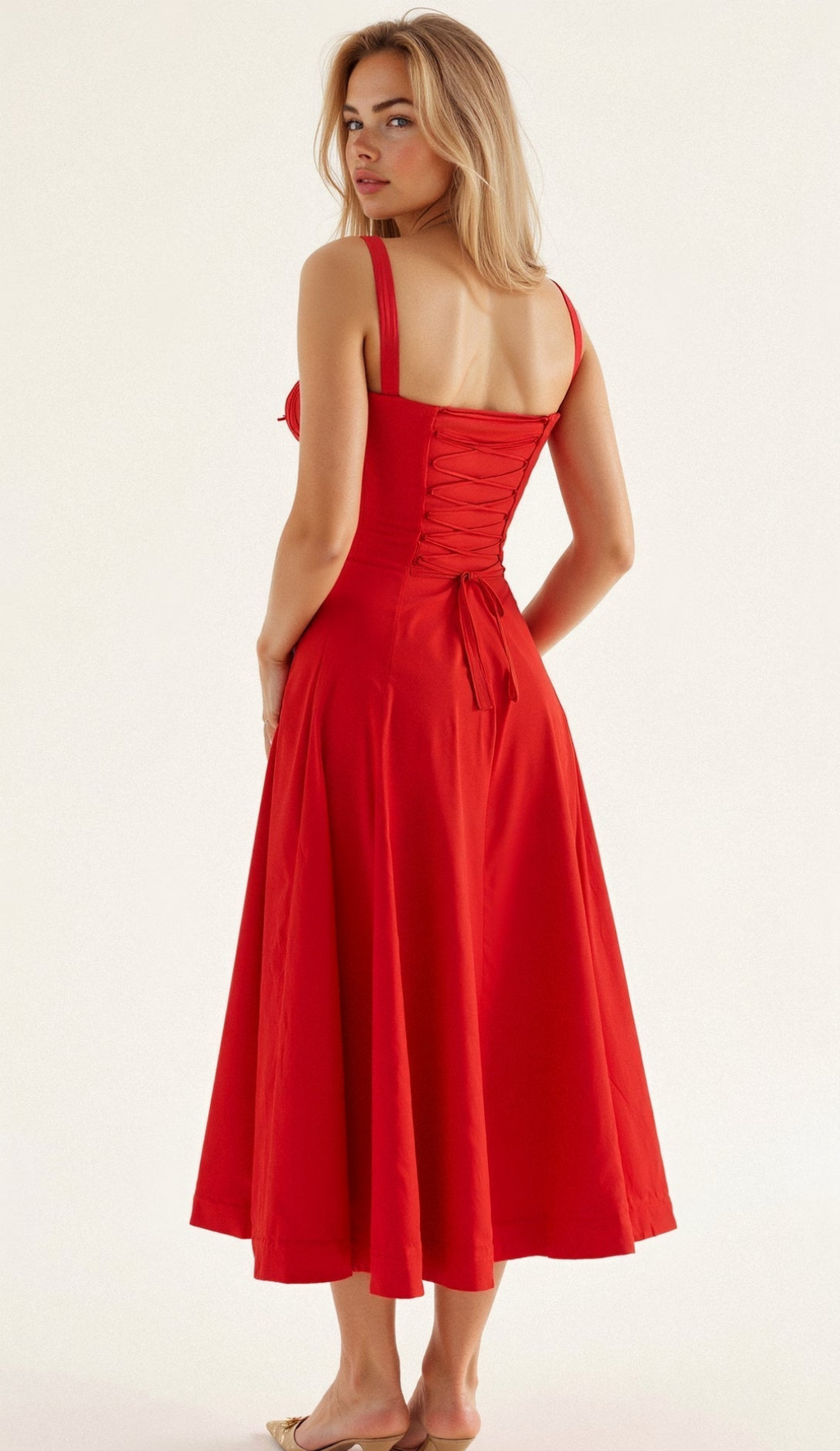 GR | Blumen Kleid für Frauen Midi
