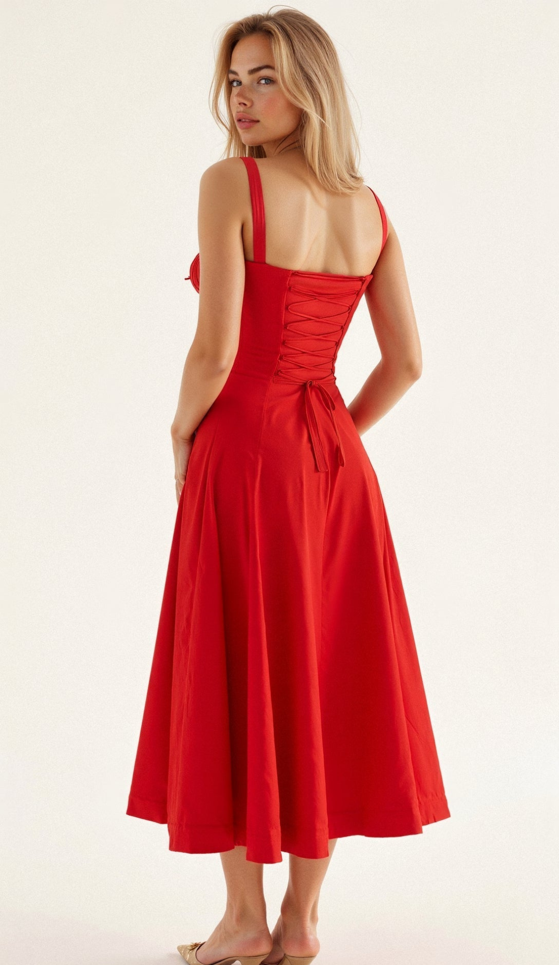 GR | Blumen Kleid für Frauen Midi