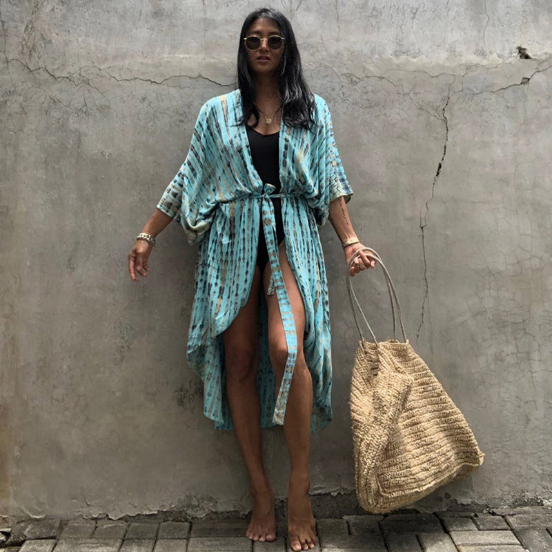 GR | Glamorous Sun Protection Resort Beach Dress Cover Up