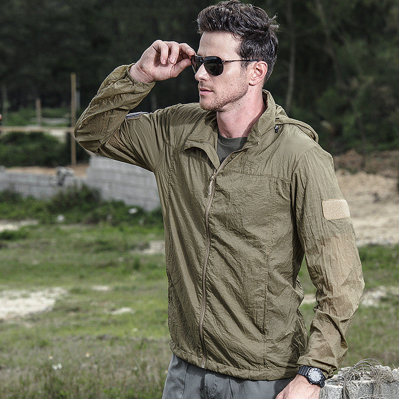 GR | Lightweight Waterproof Jacket with Zipper