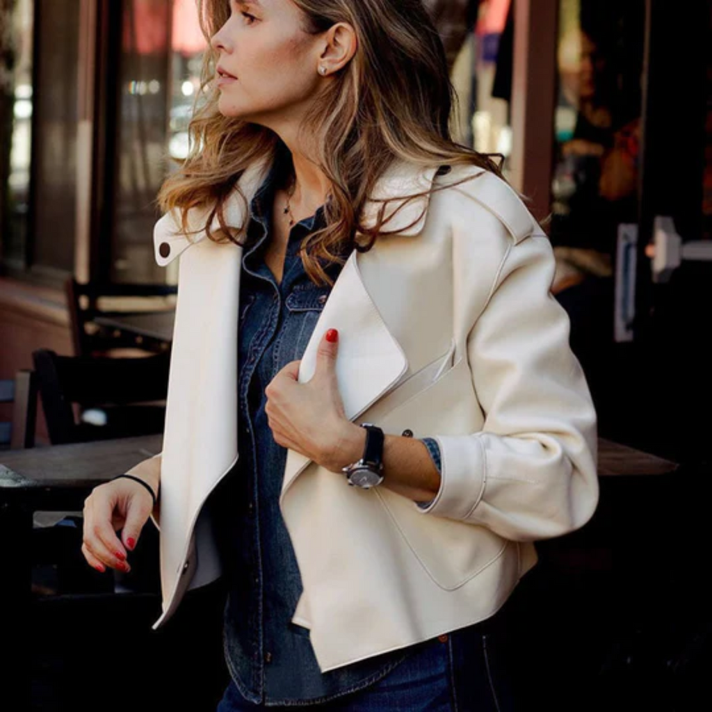 GR | Short Women's Jacket A Casual Leather Jacket For Women