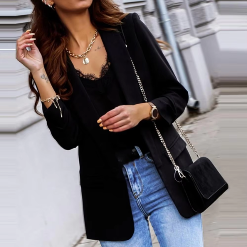 GR | Stylish women's blazers with single button closure, ideal for work