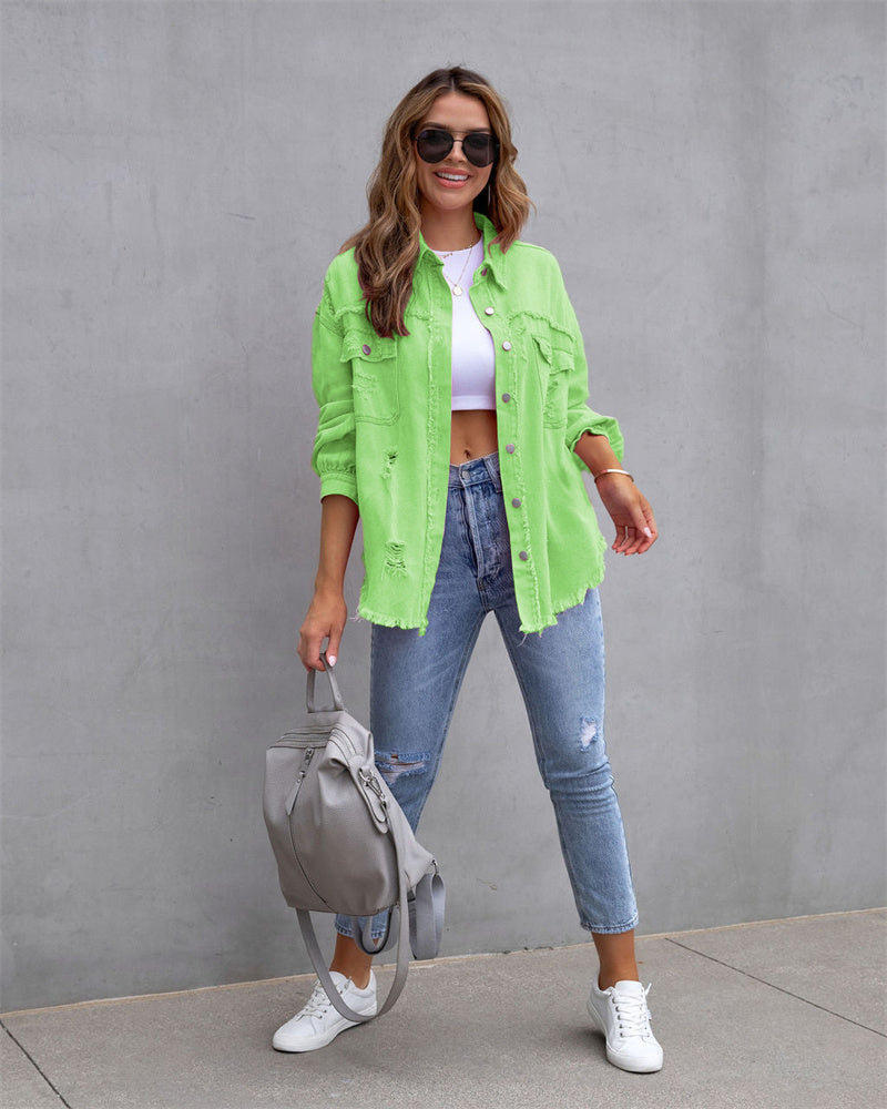 GR | Stylish denim jacket for women
