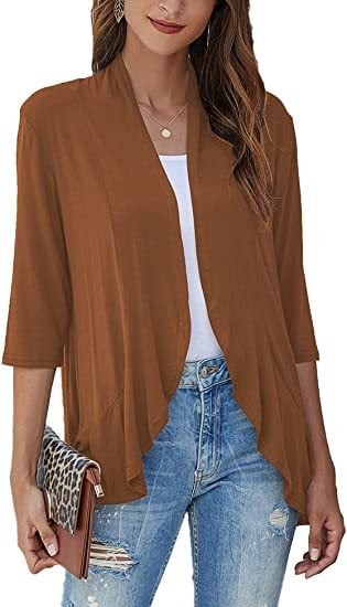 GR | Elegant open-front women's jacket