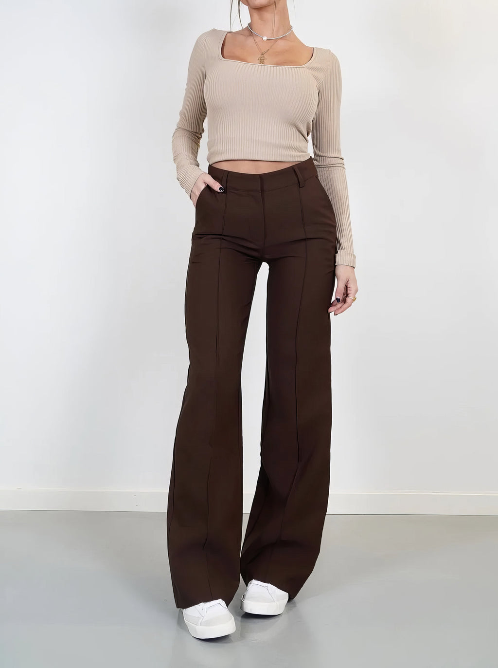 GR | Zeitlose Klassische High Waist Hose