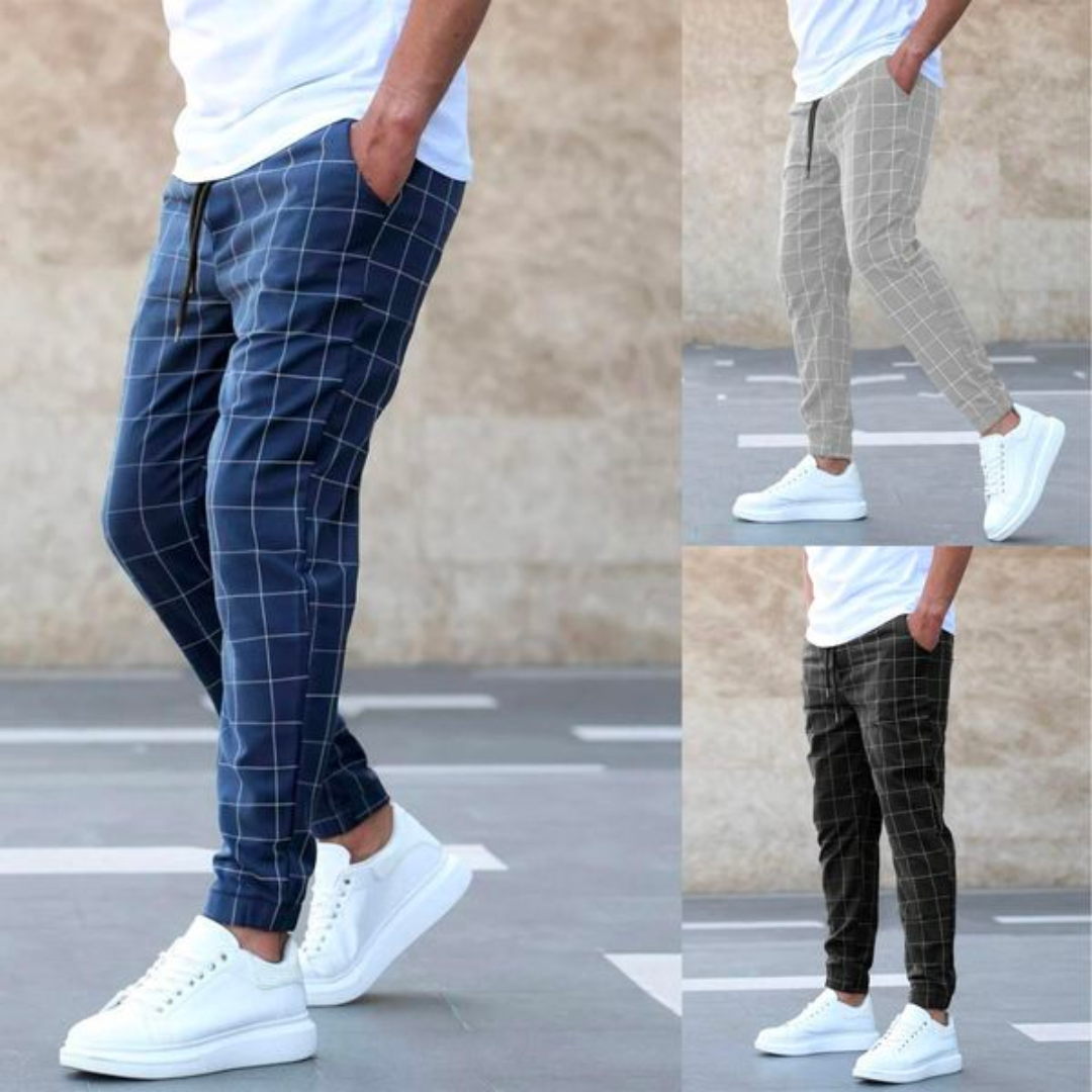 GR | Elegante Gitter Elite Hosen