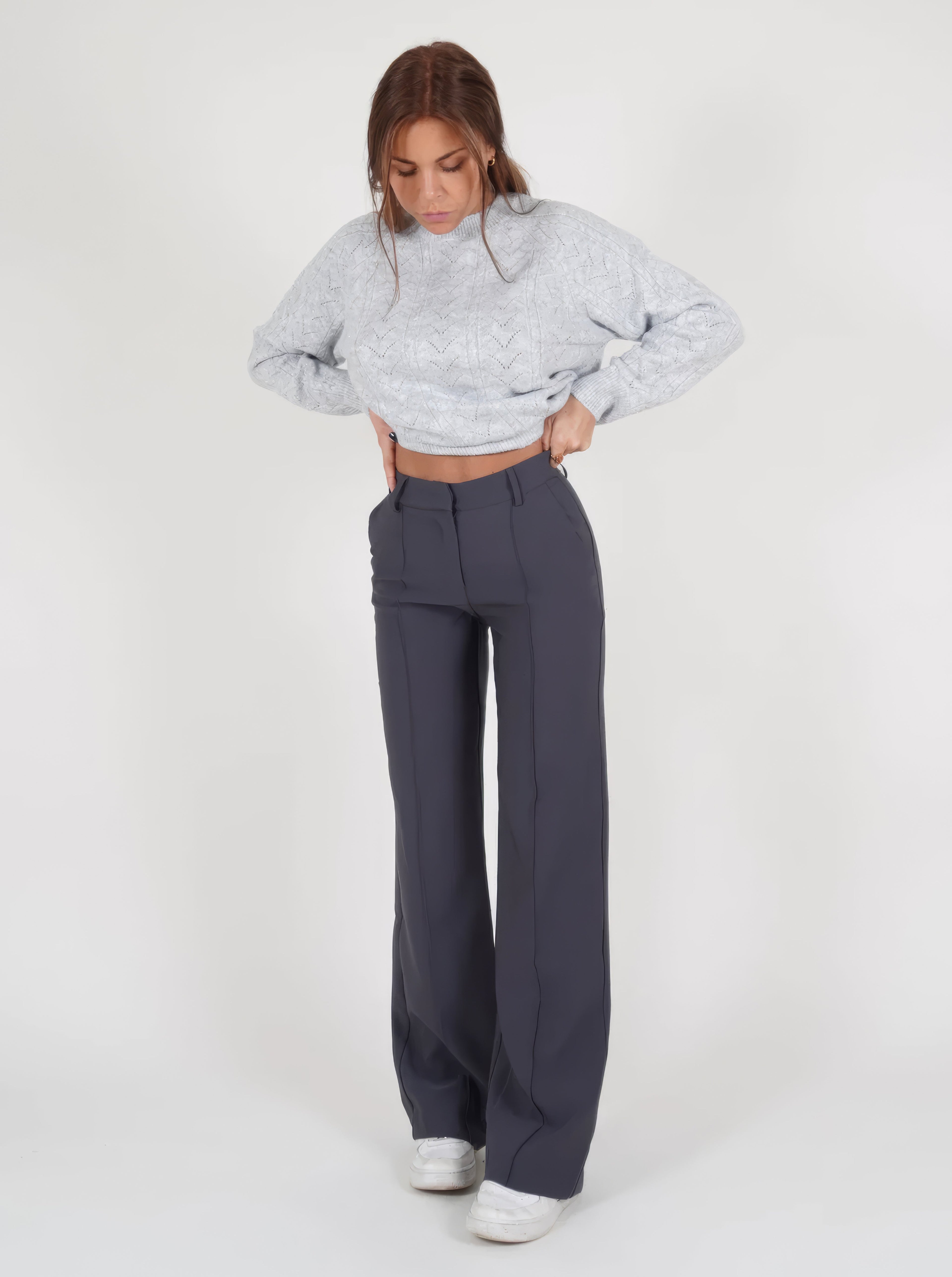 GR | Zeitlose Klassische High Waist Hose