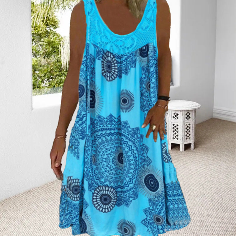 GR | Sleeveless Plus Size Summer Dress