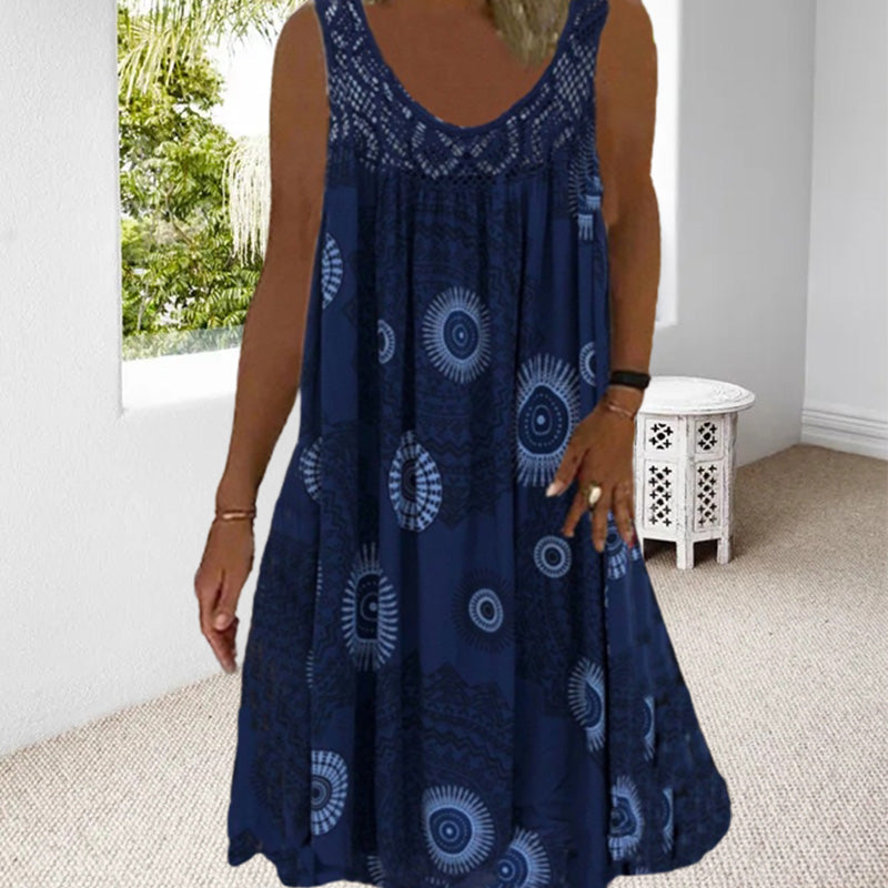 GR | Sleeveless Plus Size Summer Dress