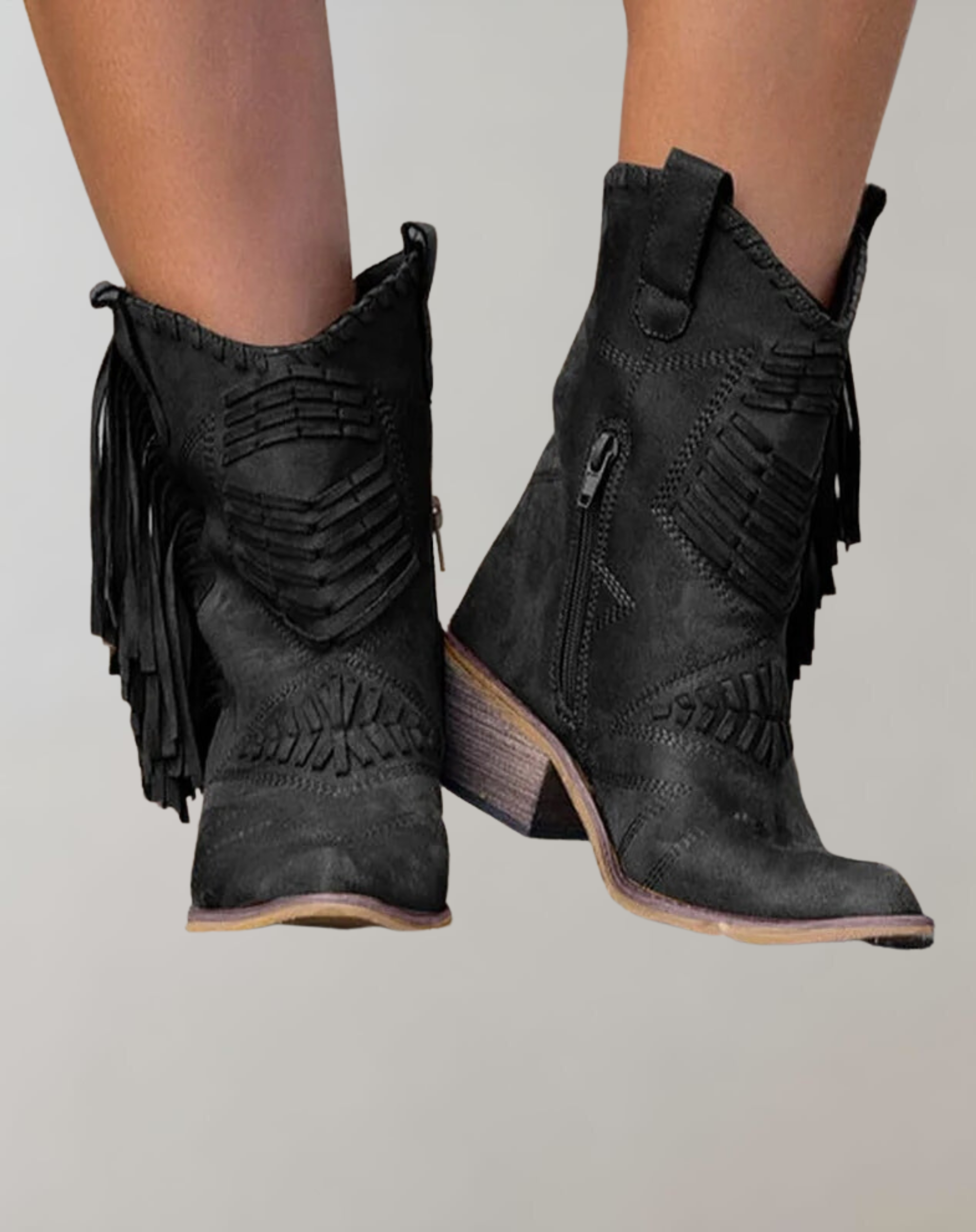 GR | Western cowgirl fringe boots