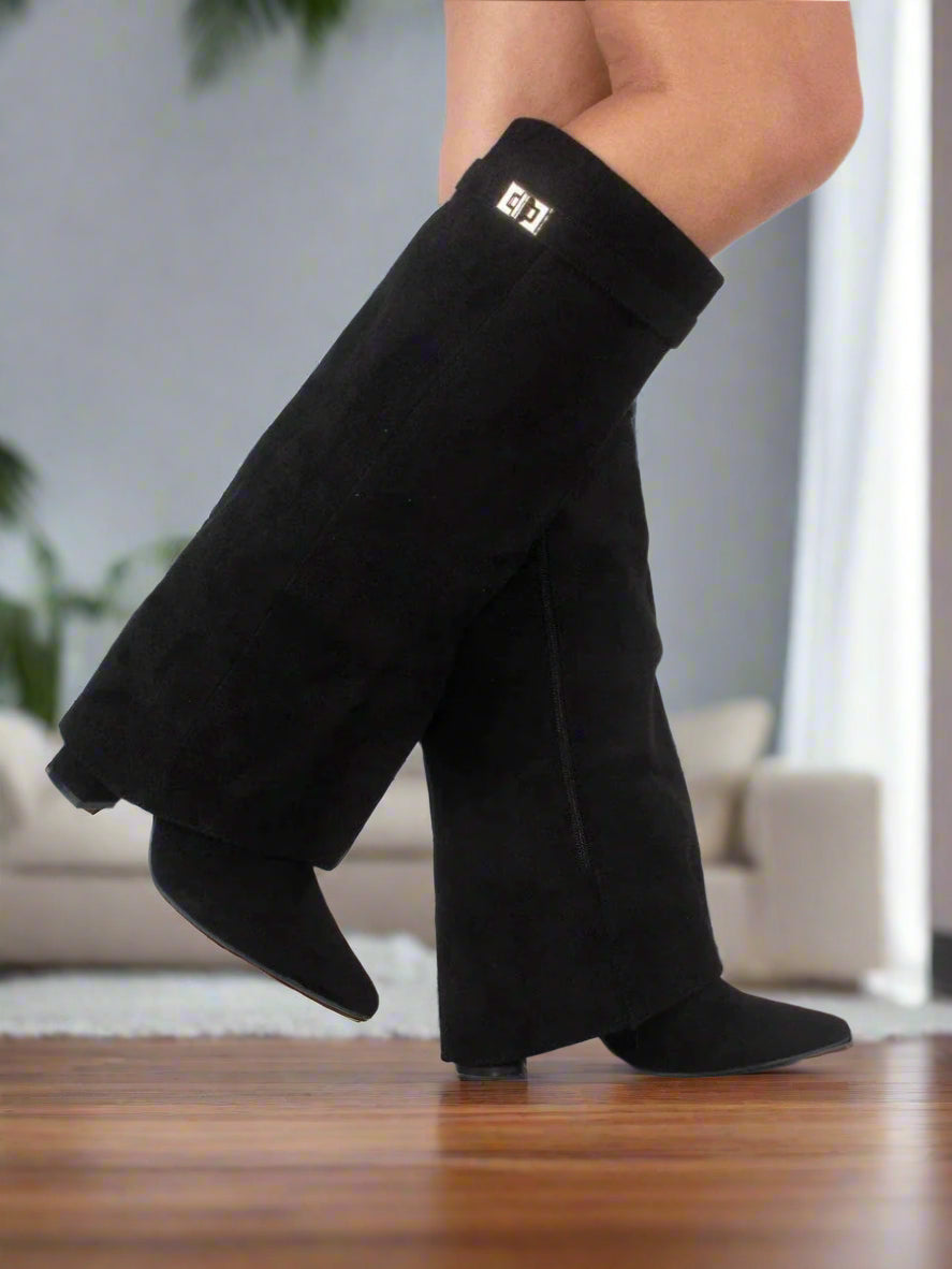 GR | High Boots for Women with Hidden Heel and Modern Design