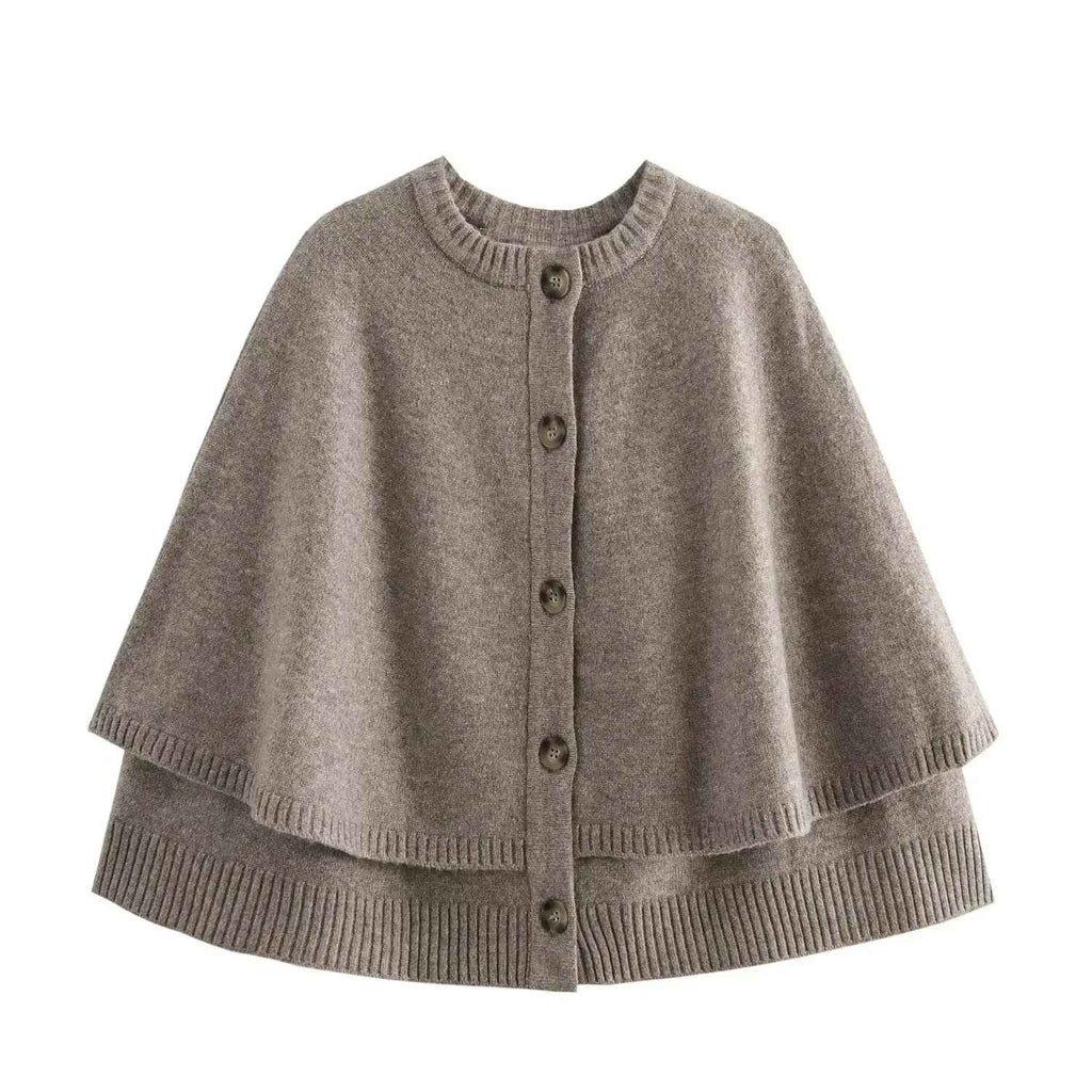 GR | Elegant button-up cape