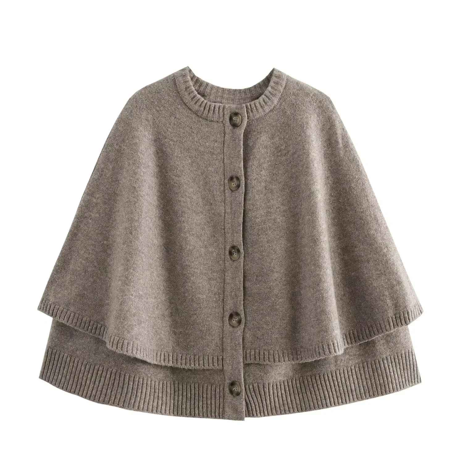 GR | Elegant button-up cape