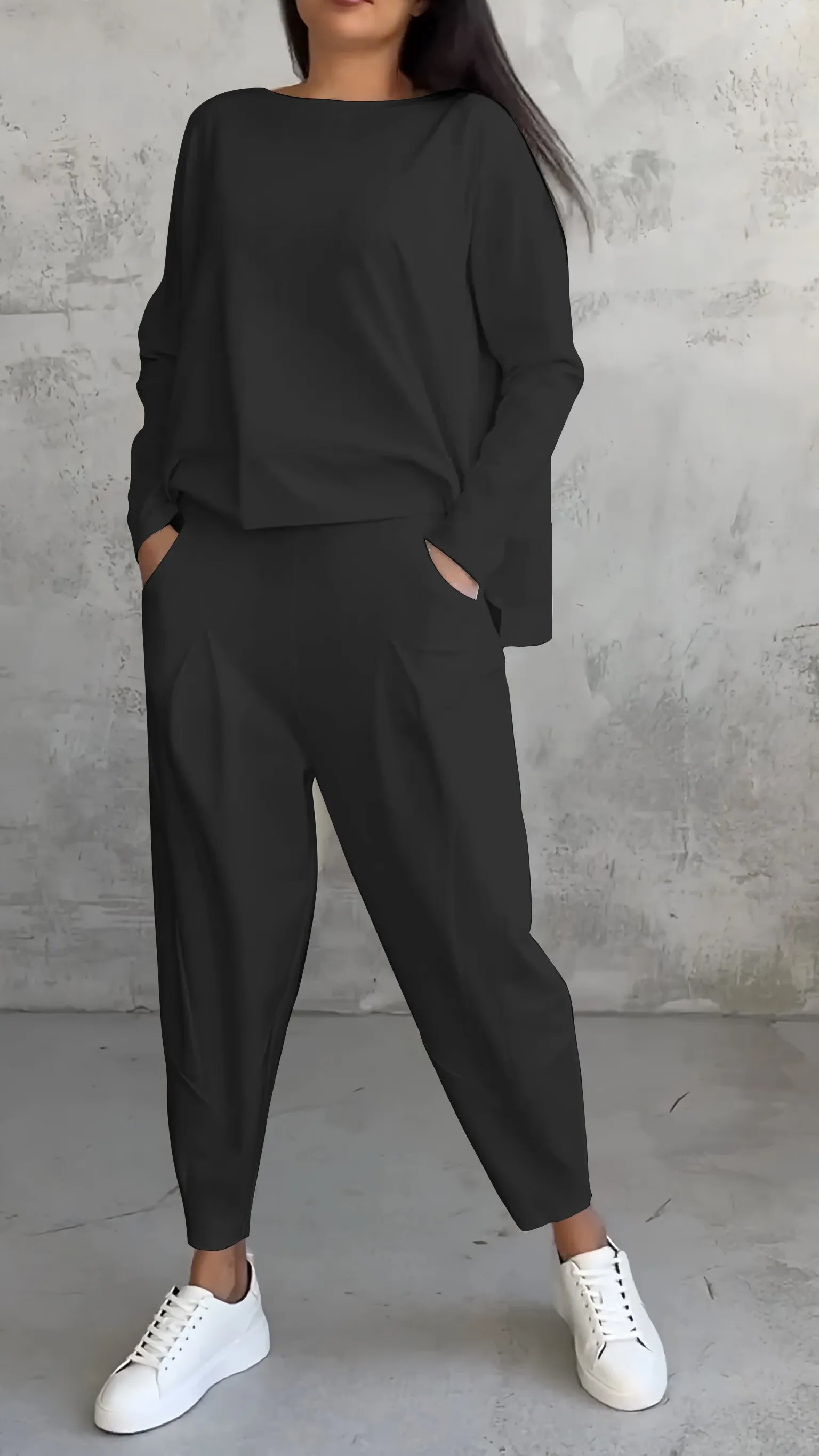 GR | Two-piece set in a casual relaxed fit 