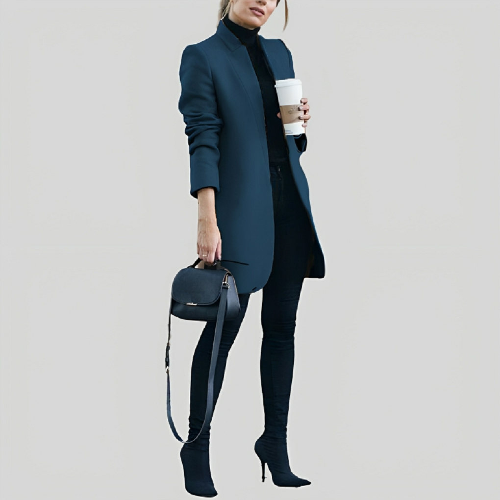 GR | Damen Herbst Winter Wollblazer - Stilvoll & Warm für Kalte Tage