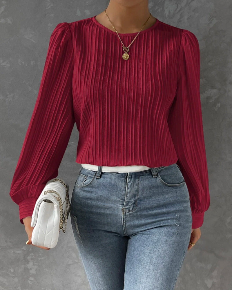 GR | with round neck for women - Stylish and comfortable collarless GR