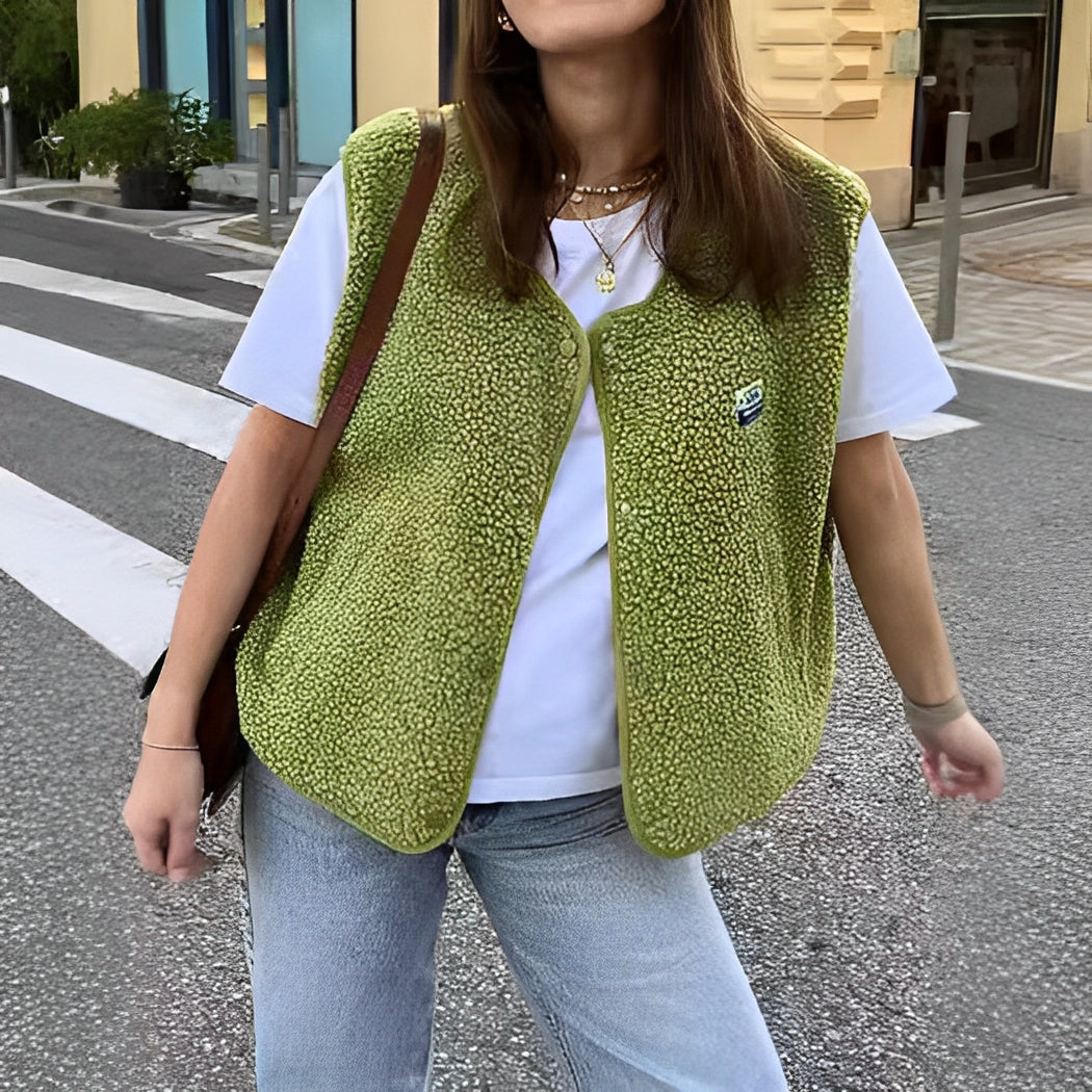 GR | Woven Open Knit Cardigan for Women