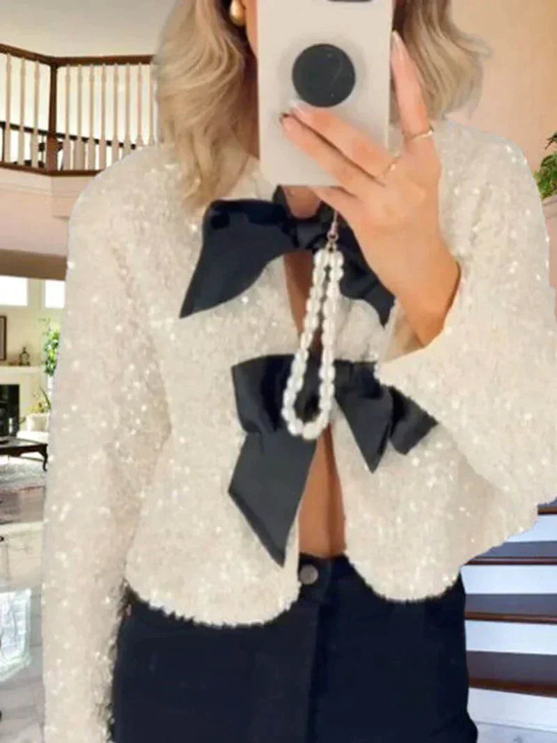 Fashionable sparkling jacket