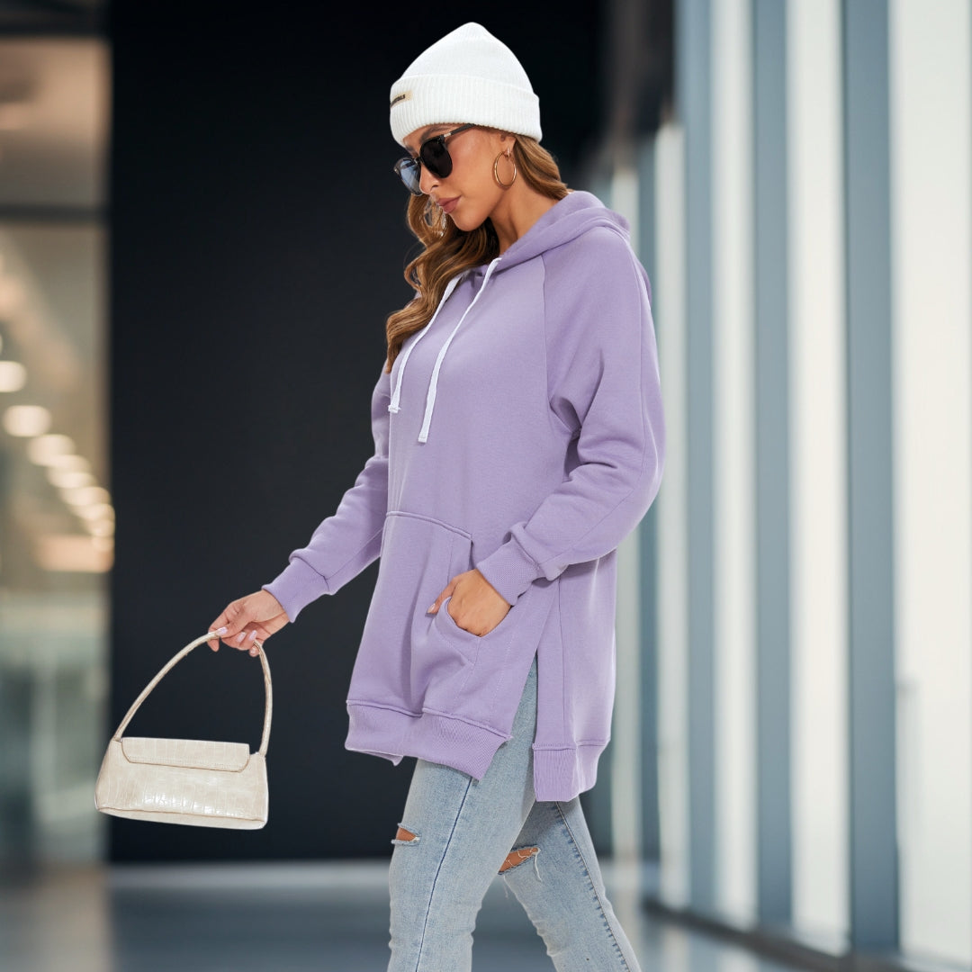 GR | Elegantes Oversized-Kleid mit Kapuze