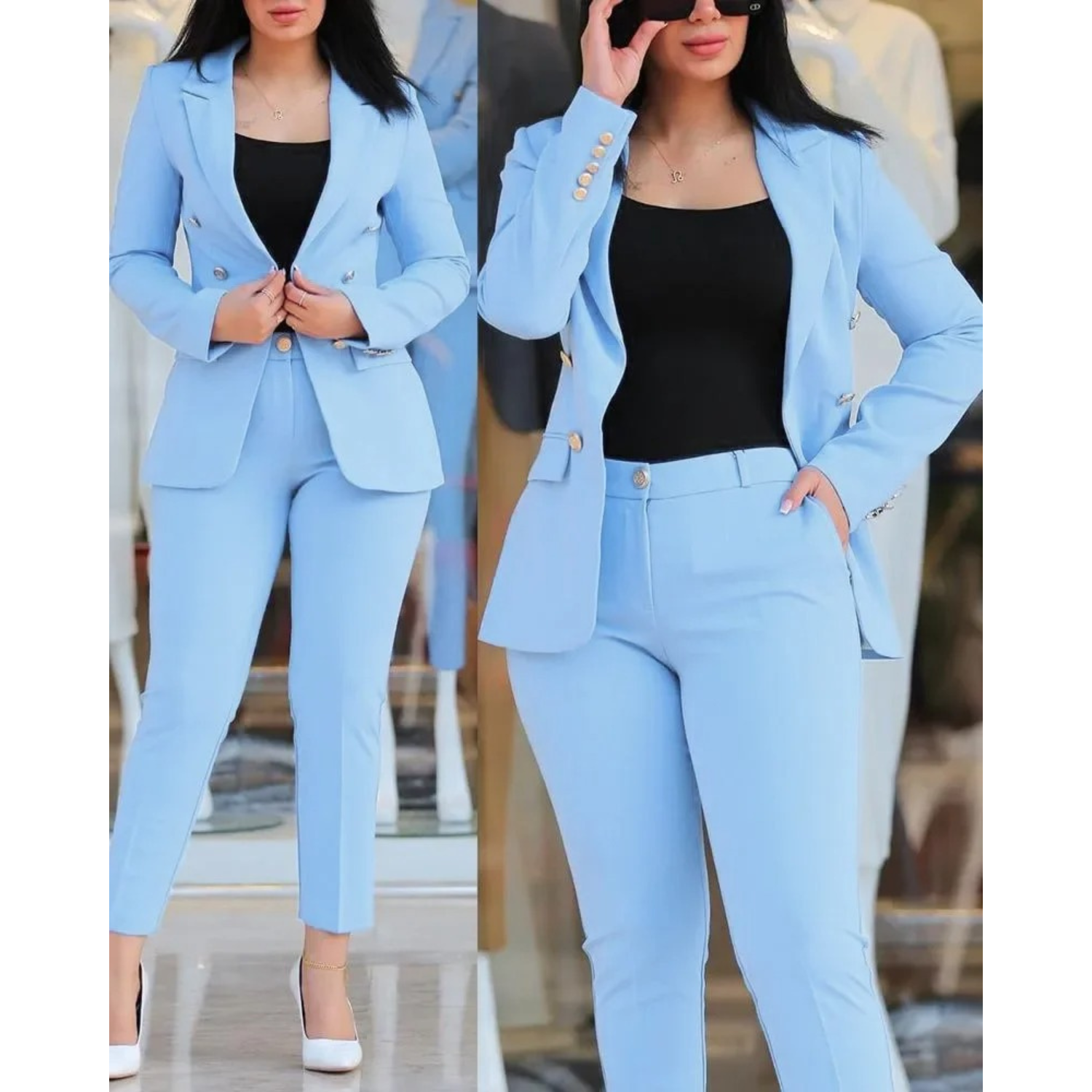 GR | Blazer and trouser set for women