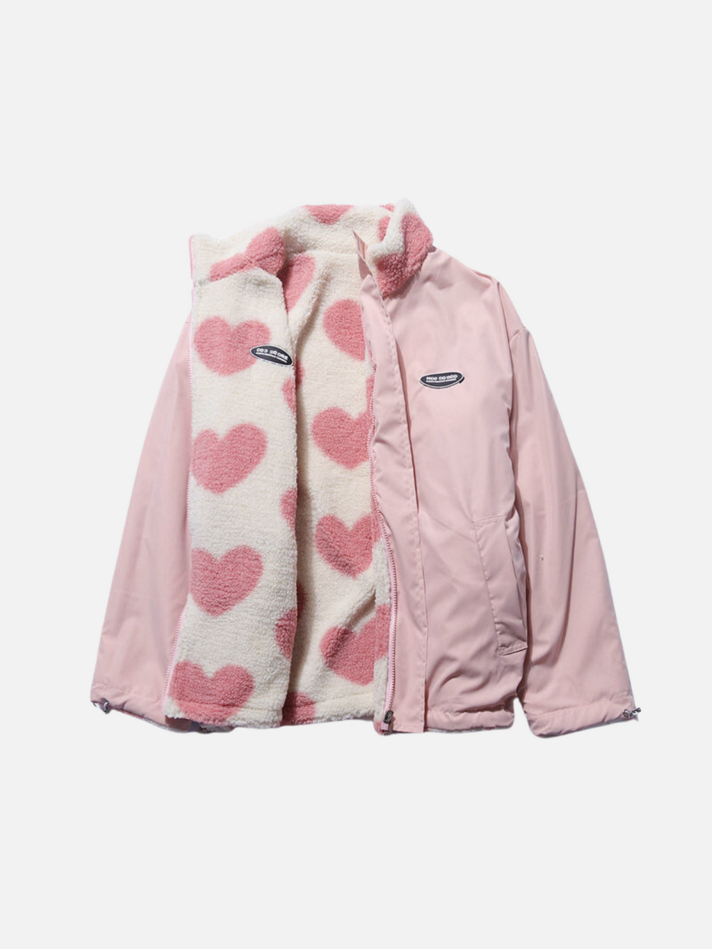 GR | Fleece-lined zip-up jacket 