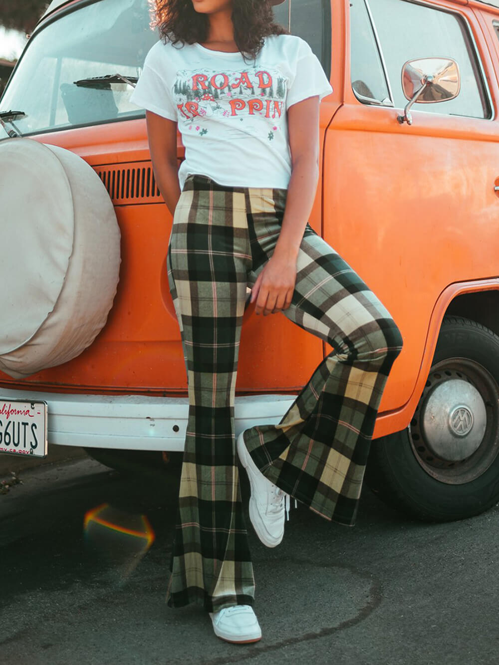 GR | Retro-Hose mit weitem Bein