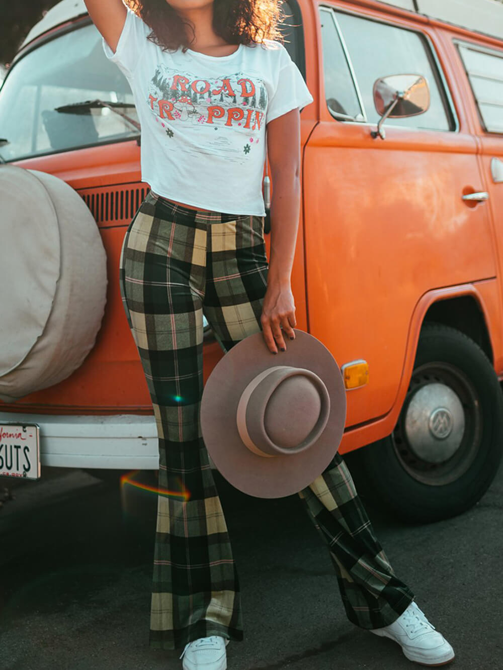 GR | Retro-Hose mit weitem Bein