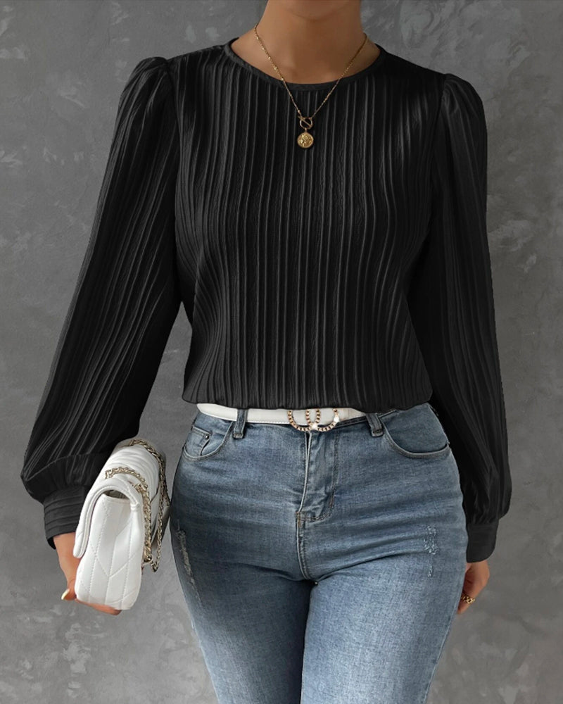 GR | with round neck for women - Stylish and comfortable collarless GR