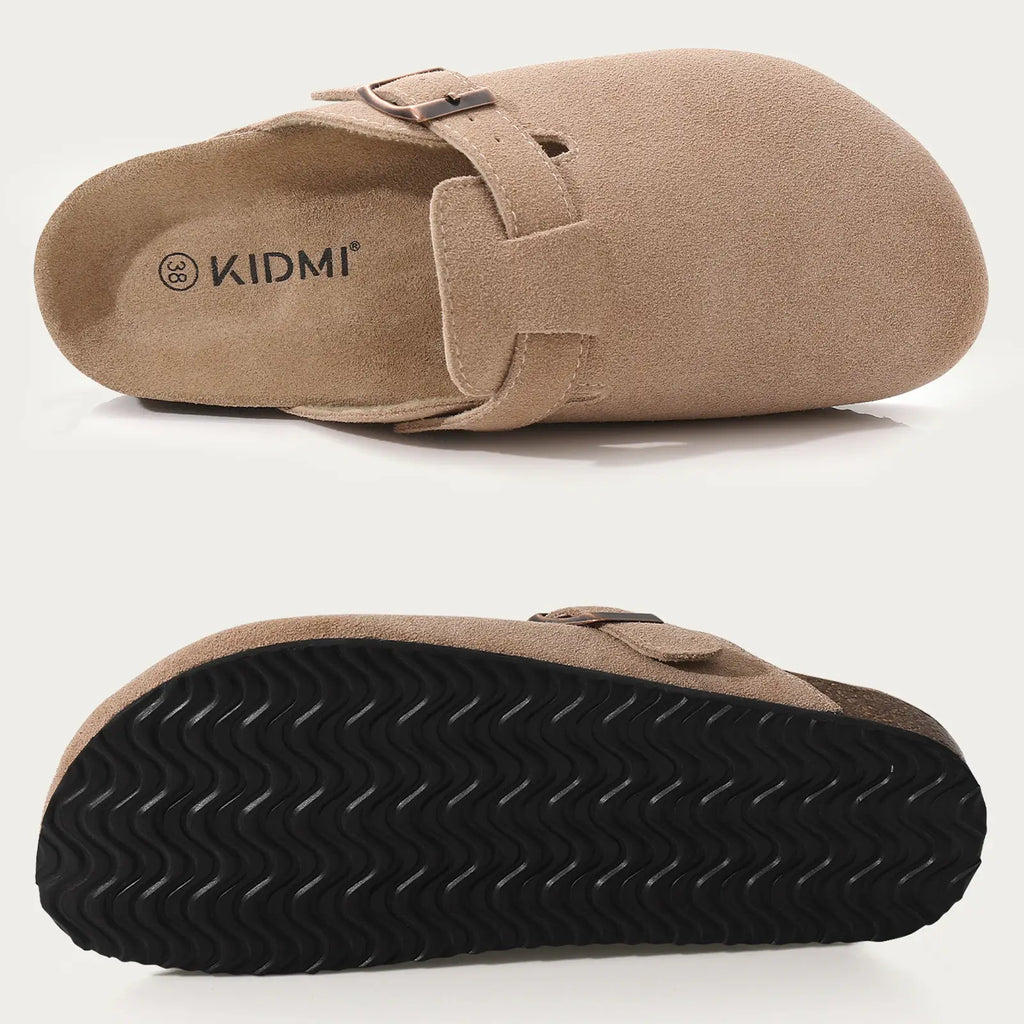 GR | Modern and stylish suede slippers for women