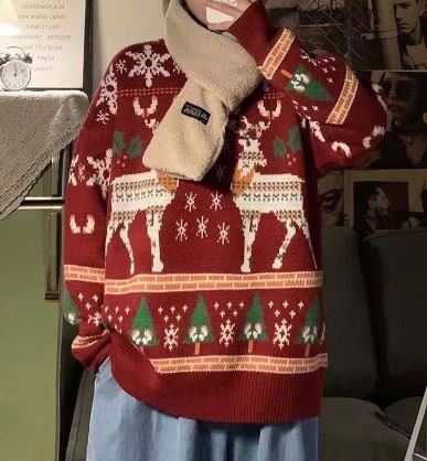 GR | Strickpullover Mit Vintage-Look