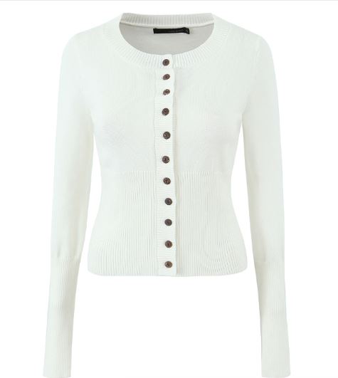 GR | Hals Langarm Cardigan