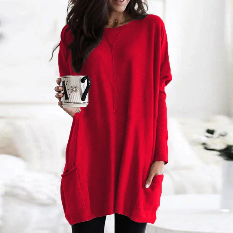 GR | Tunic with long sleeves and pockets