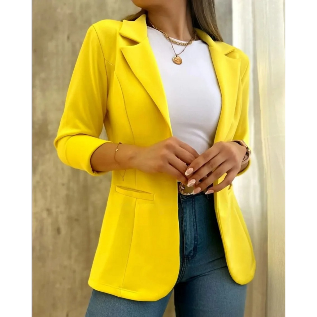 GR – Vintage-Damenblazer ohne Schnalle