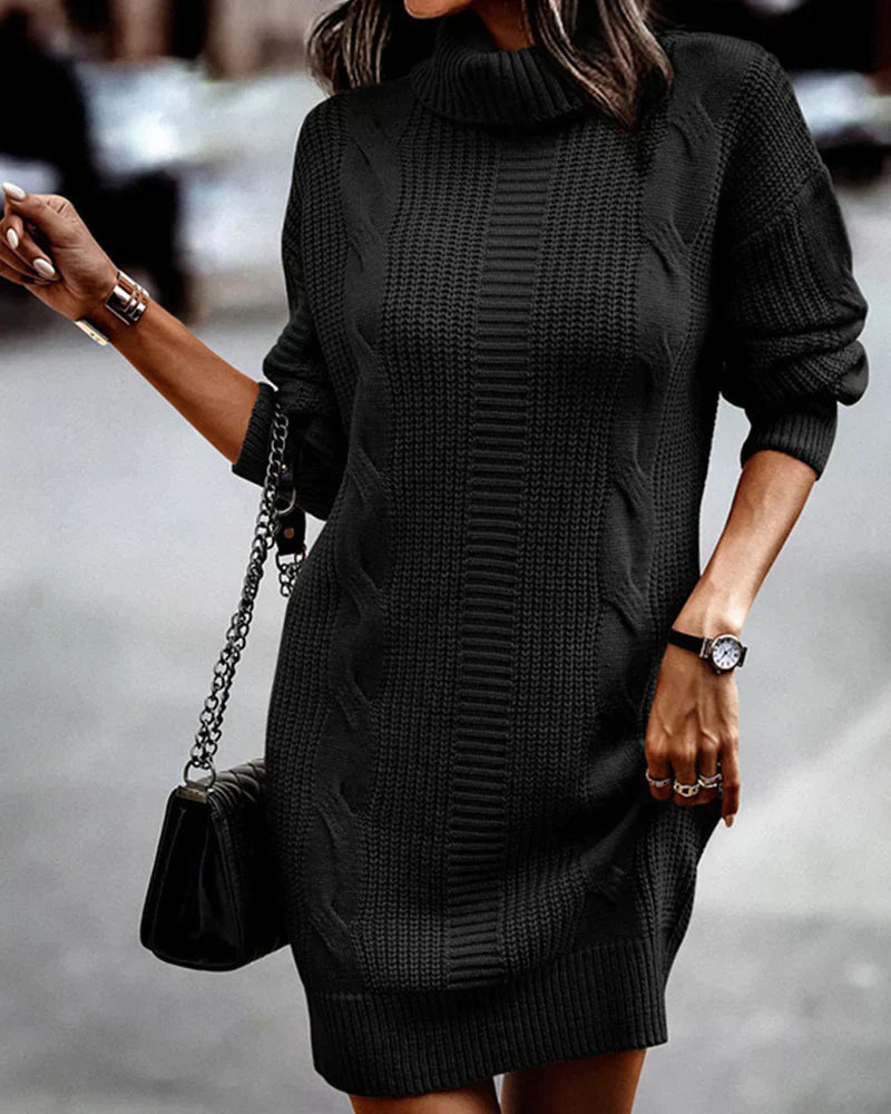 GR | Schicke Herbst Strickkleid für Frauen