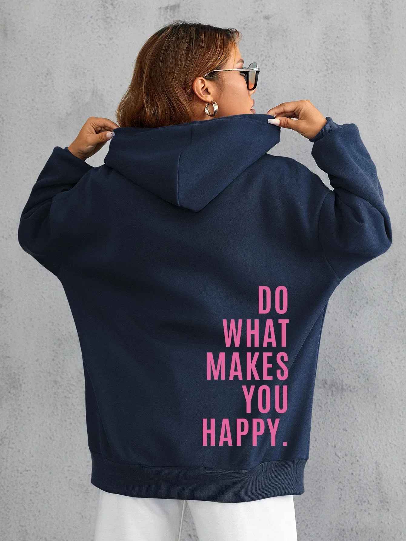 GR - Damen Hoodie - Lässiger Streetstyle mit Schriftzug