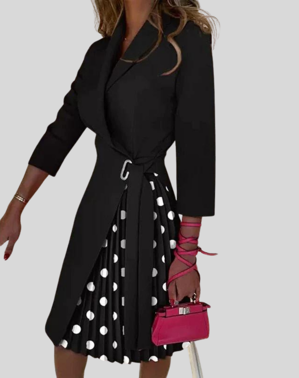 GR | Polka Dot Blazer Dress