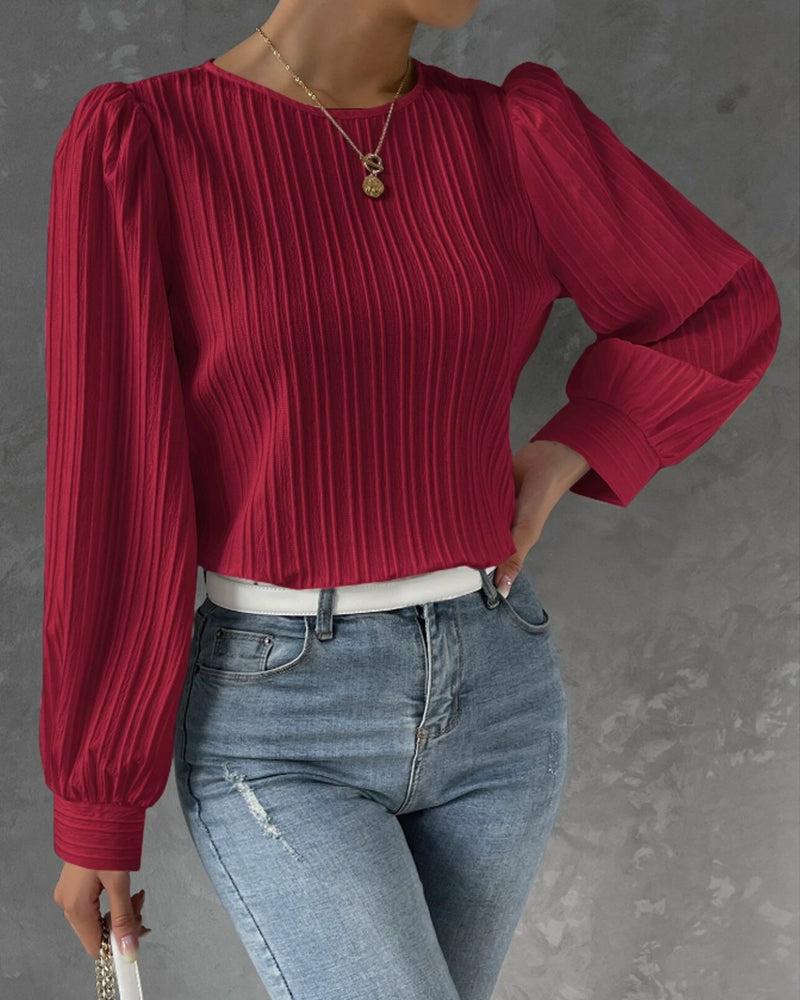 GR | with round neck for women - Stylish and comfortable collarless GR